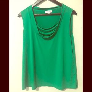 Calvin Klein xl blouse green